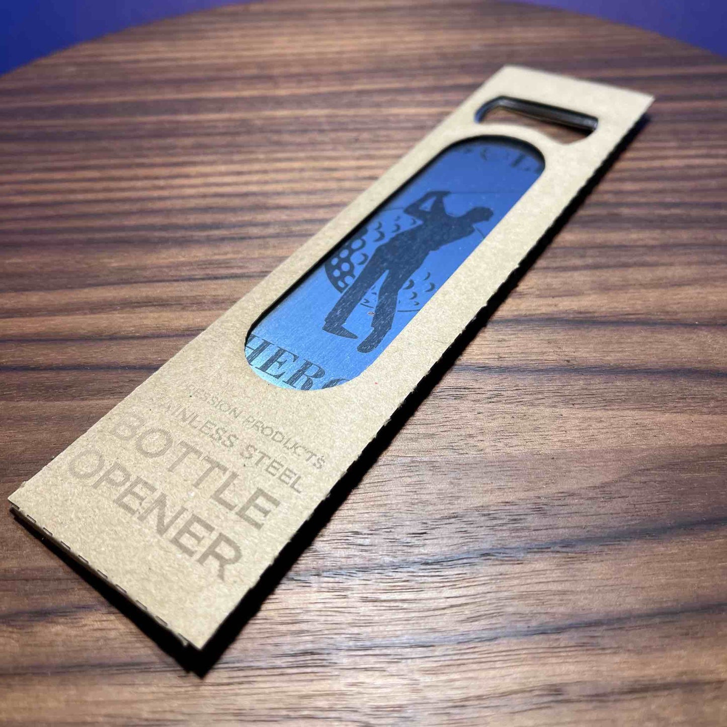 Golf Engraved Stainless Steel Bottle Opener