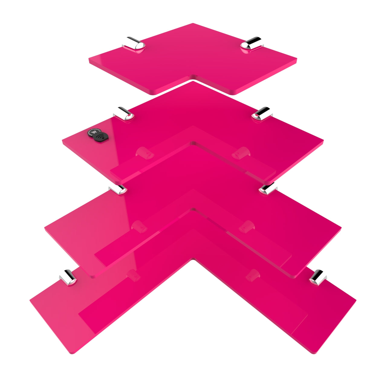 Multi Pack Corner Acrylic Shelves - Style 004