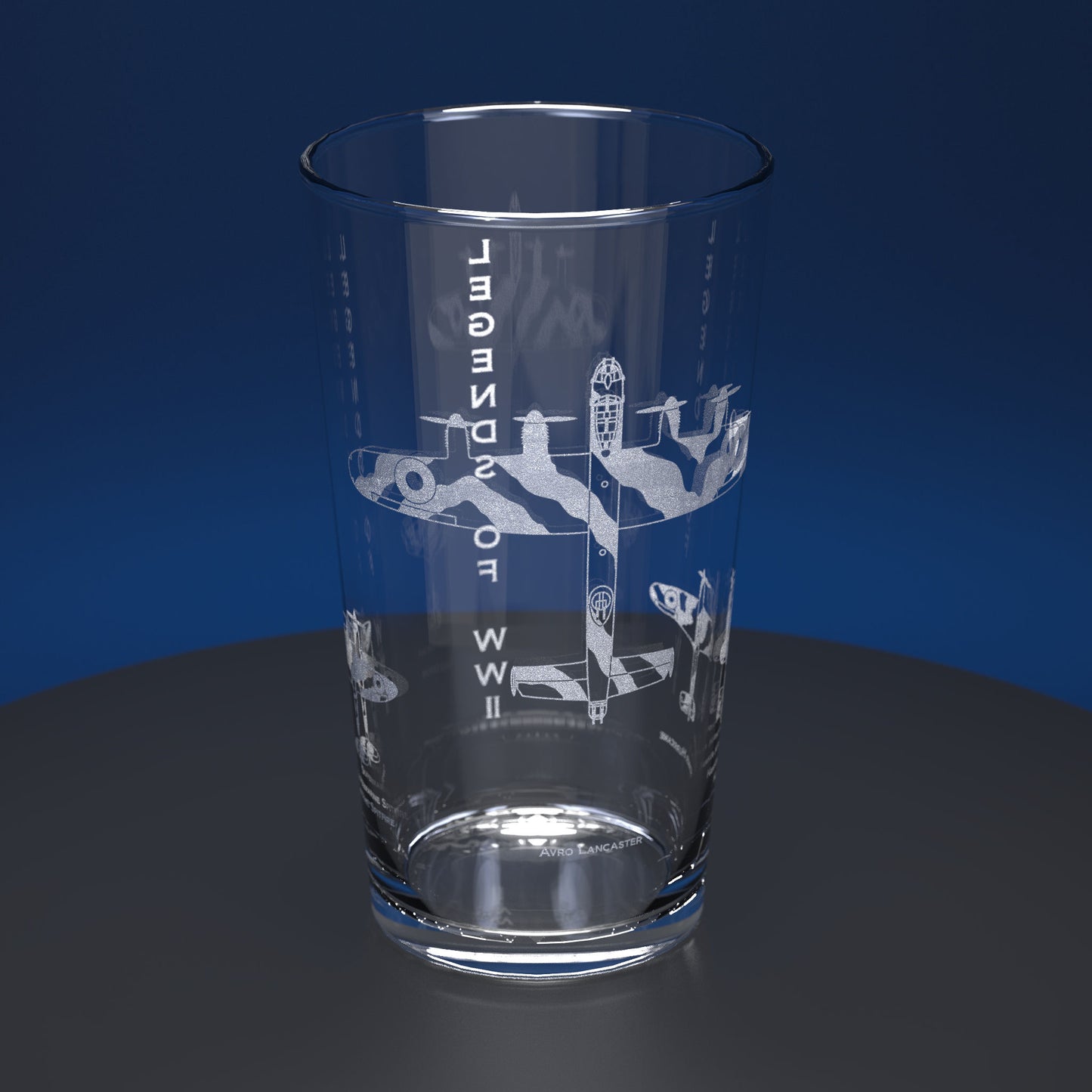 Battle of Britain Memorial Flight Engraved Pint Glass