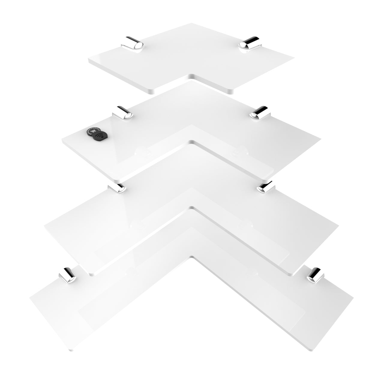Multi Pack Corner Acrylic Shelves - Style 004