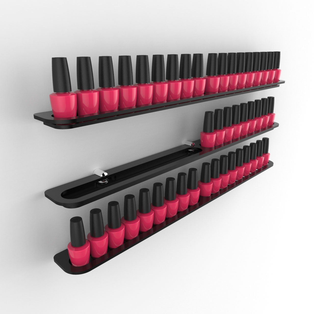 Nail Polish Holder - 18 - 72 Bottles - Expression Products Ltd