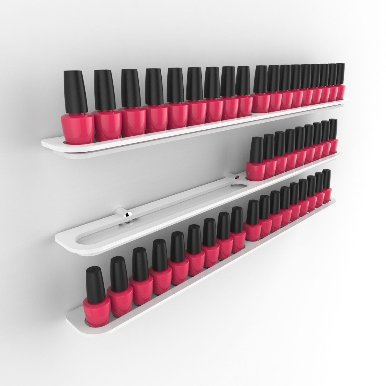 Nail Polish Holder - 18 - 72 Bottles - Expression Products Ltd