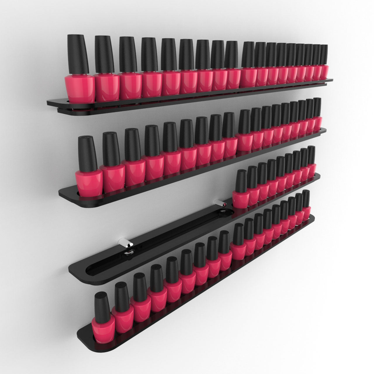 Nail Polish Holder - 18 - 72 Bottles - Expression Products Ltd