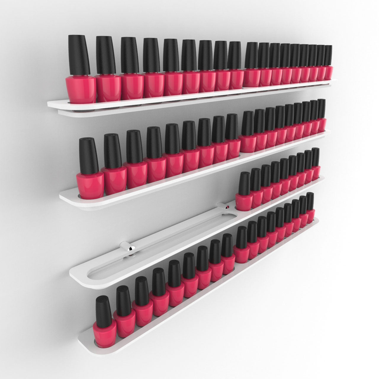 Nail Polish Holder - 18 - 72 Bottles - Expression Products Ltd