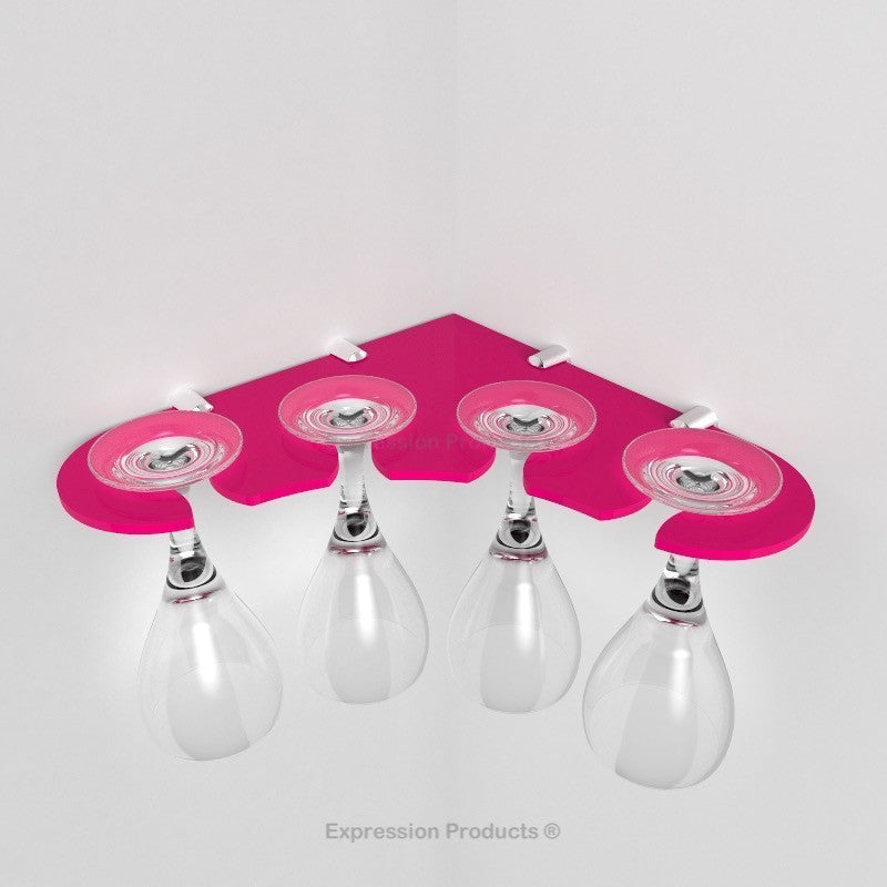 Corner Wine Glass Holder - Expression Products Ltd