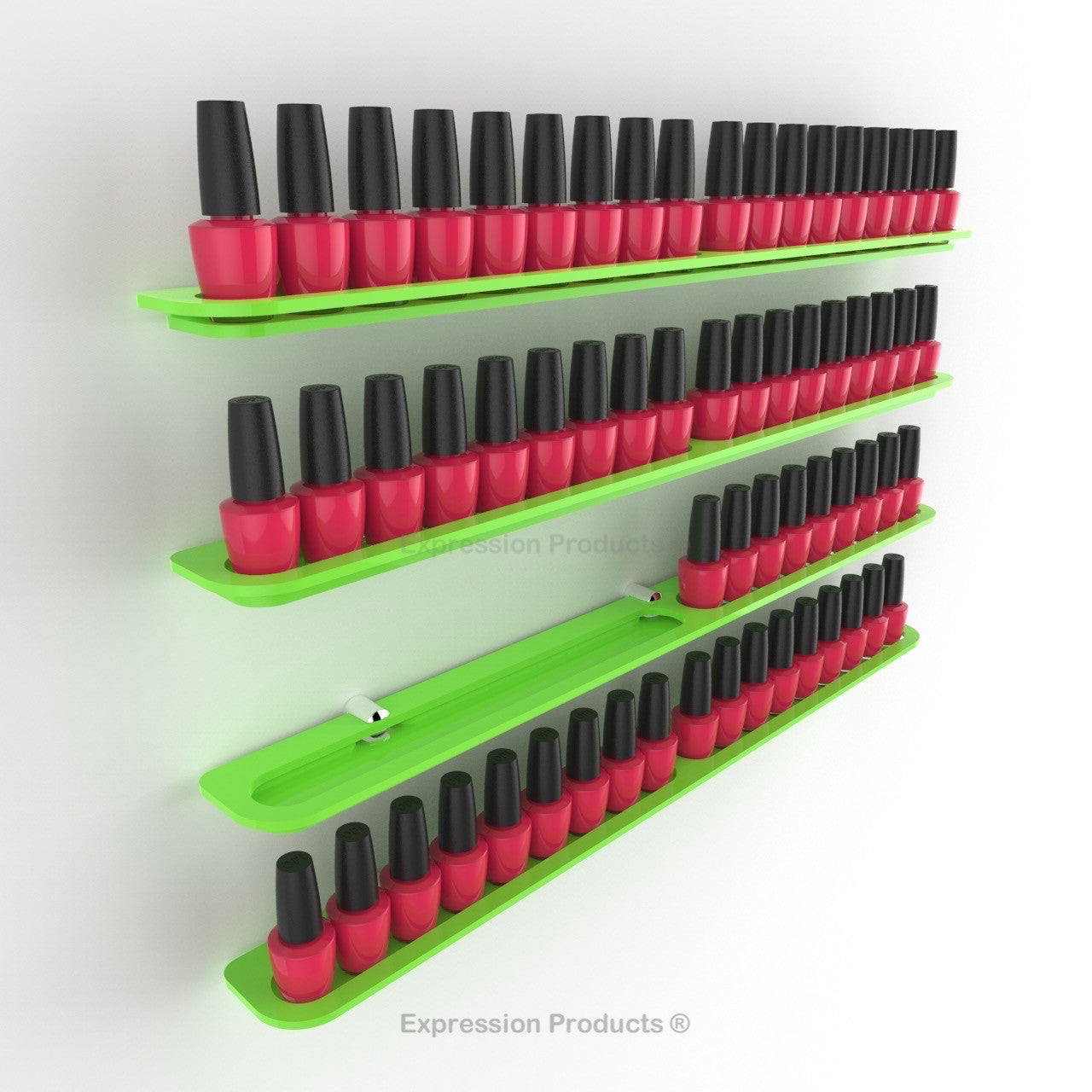 Nail Polish Holder - 18 - 72 Bottles - Expression Products Ltd