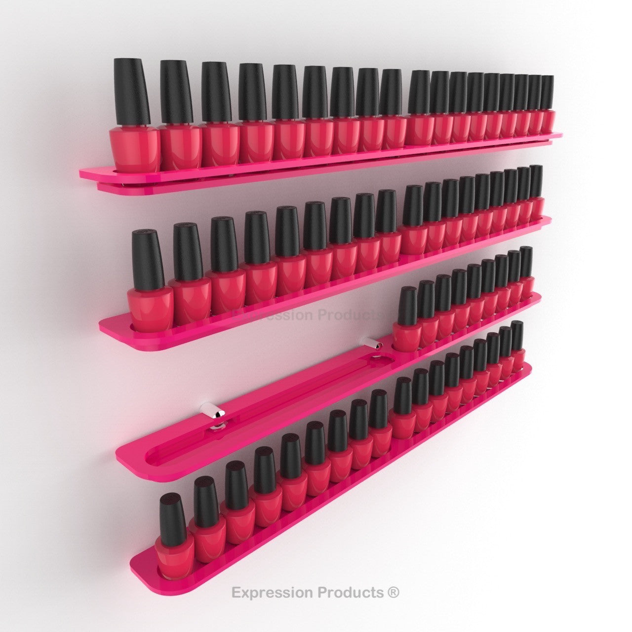 Nail Polish Holder - 18 - 72 Bottles - Expression Products Ltd