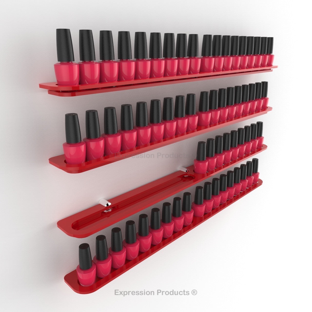 Nail Polish Holder - 18 - 72 Bottles - Expression Products Ltd