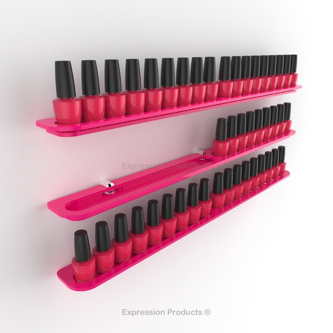 Nail Polish Holder - 18 - 72 Bottles - Expression Products Ltd