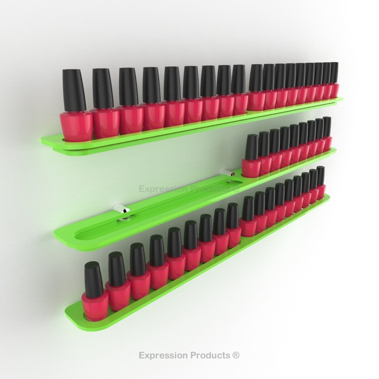 Nail Polish Holder - 18 - 72 Bottles - Expression Products Ltd