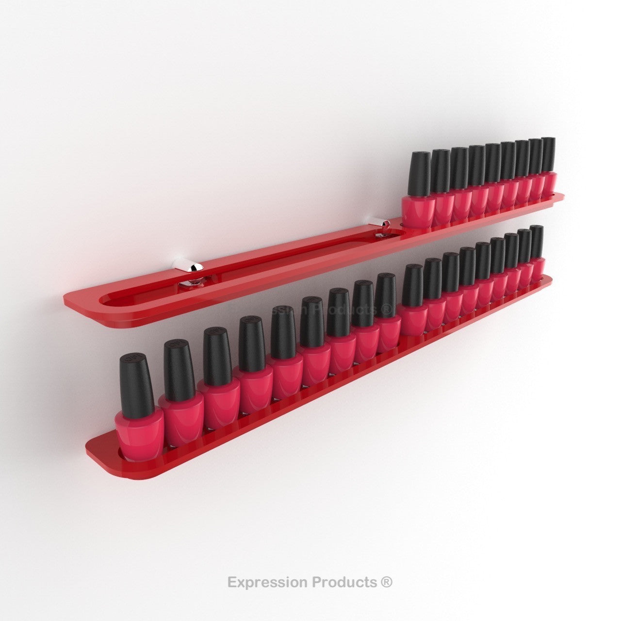 Nail Polish Holder - 18 - 72 Bottles - Expression Products Ltd