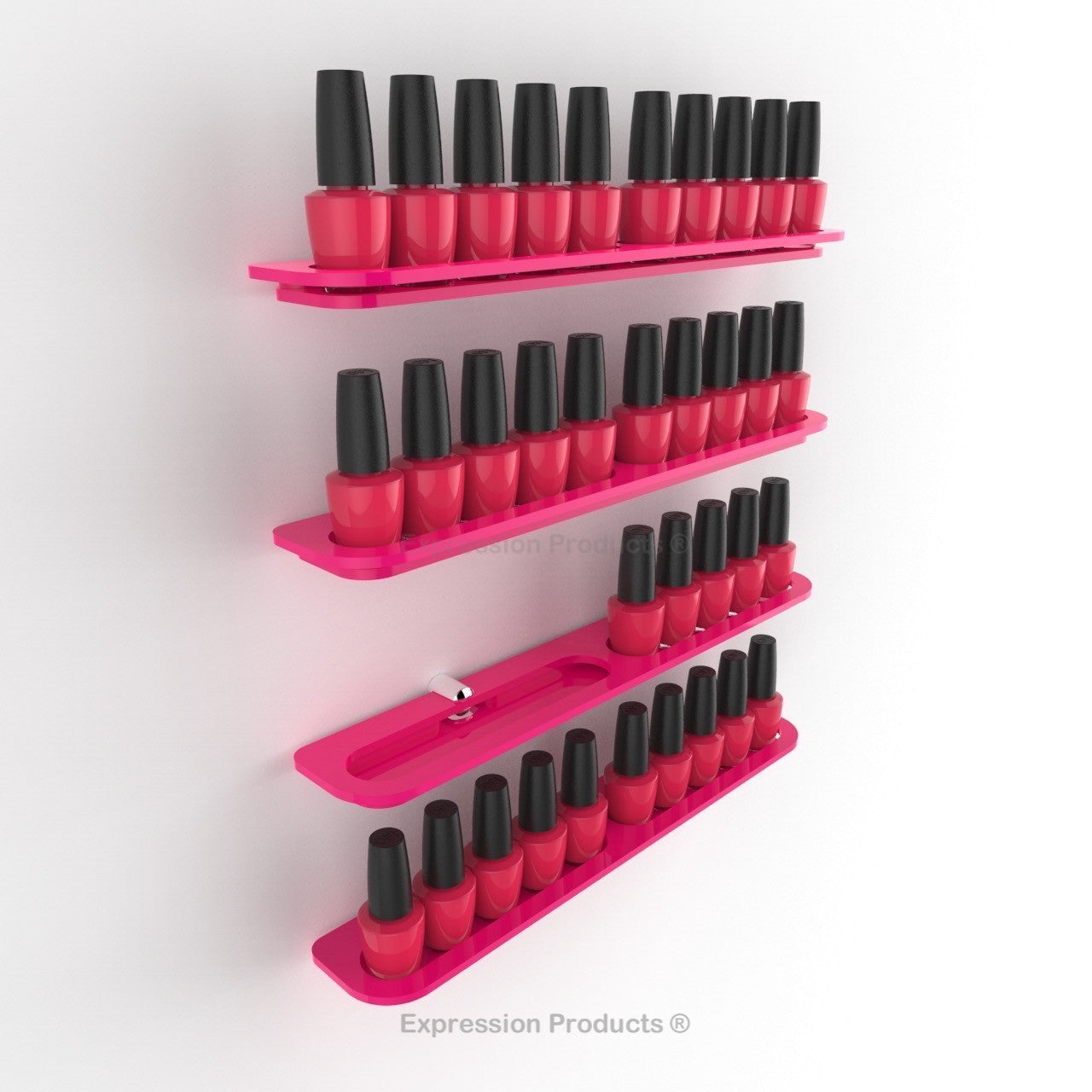 Nail Polish Holder - 10 - 40 Bottles - Expression Products Ltd