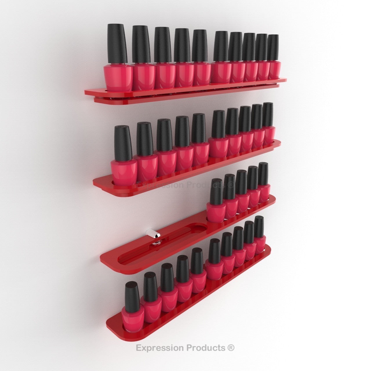 Nail Polish Holder - 10 - 40 Bottles - Expression Products Ltd