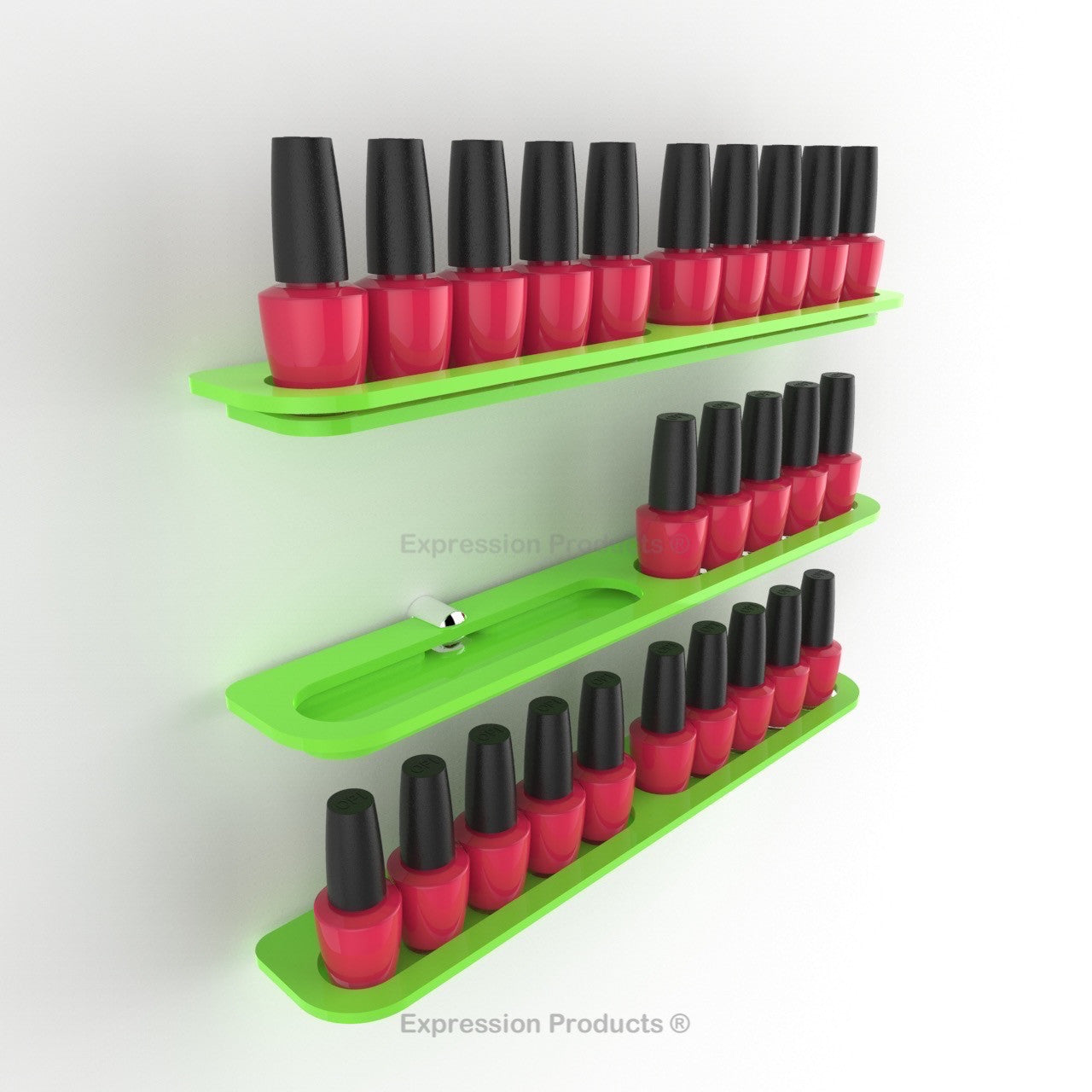 Nail Polish Holder - 10 - 40 Bottles - Expression Products Ltd