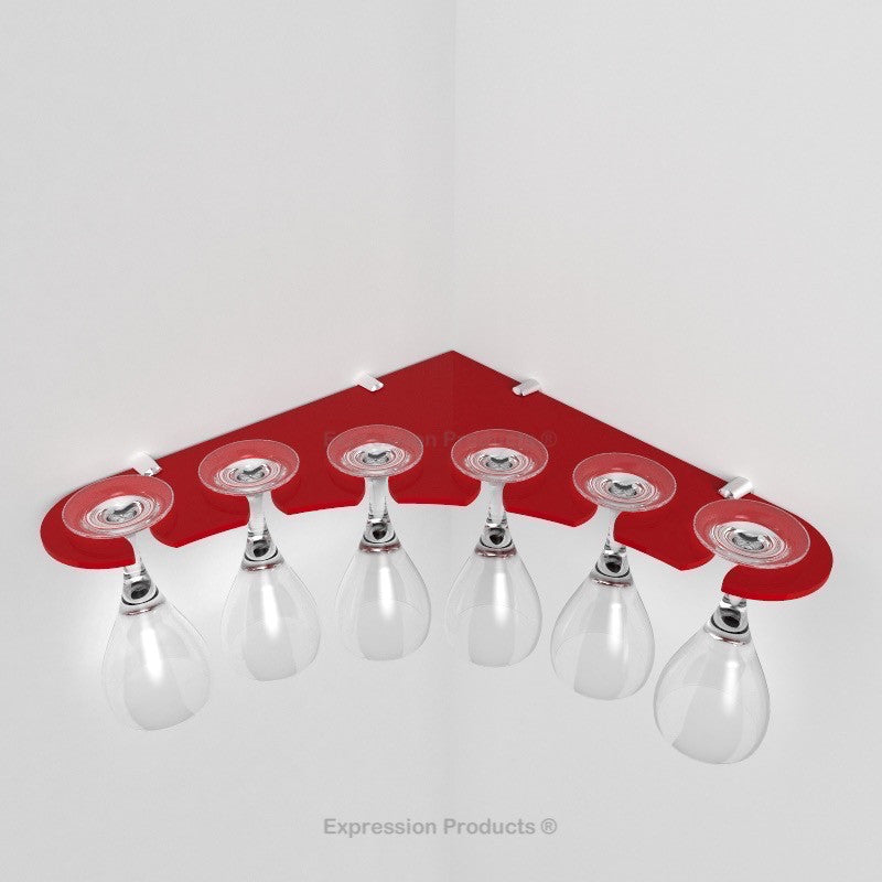 Corner Wine Glass Holder - Expression Products Ltd