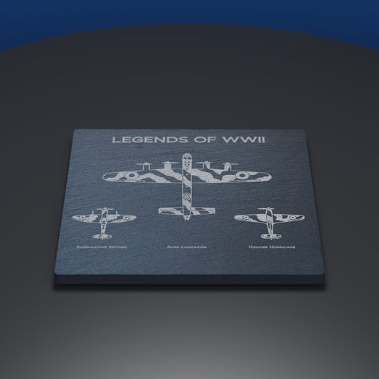 Battle of Britain Memorial Flight Engraved Slate Coaster