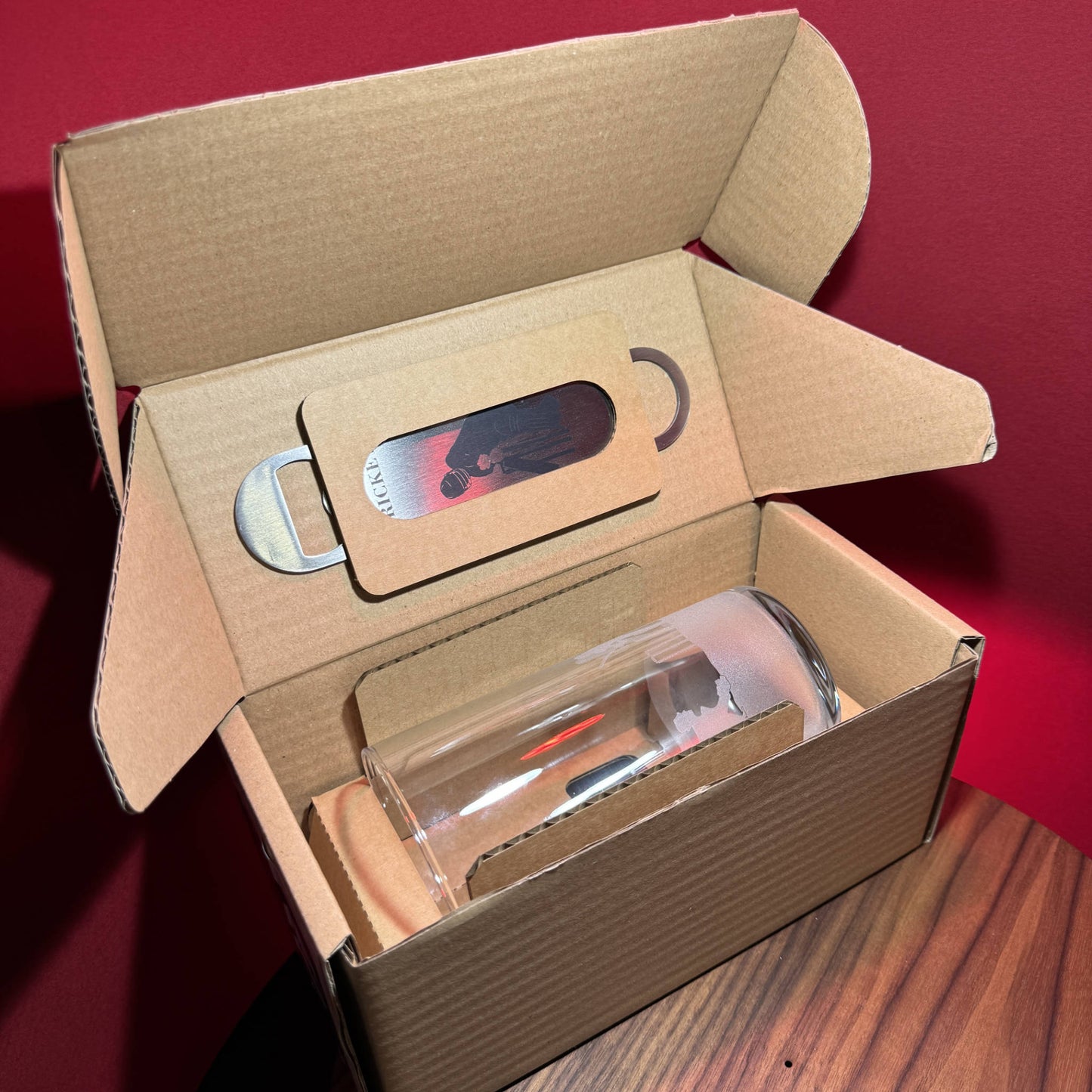 gift box for pint glass set