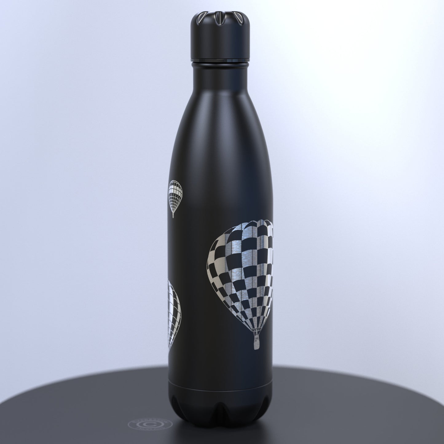 Hot Air Balloon Engraved 500ml Thermal Water Bottle