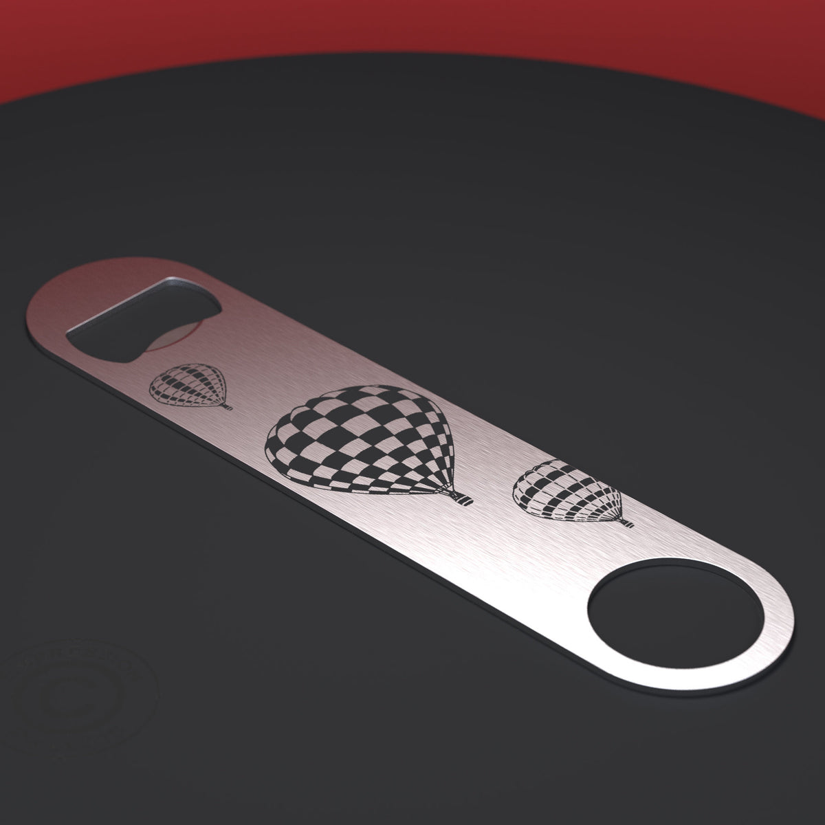 Hot Air Balloon Engraved Stainless Steel Bottle Opener Unique Gift For Him Her Barware