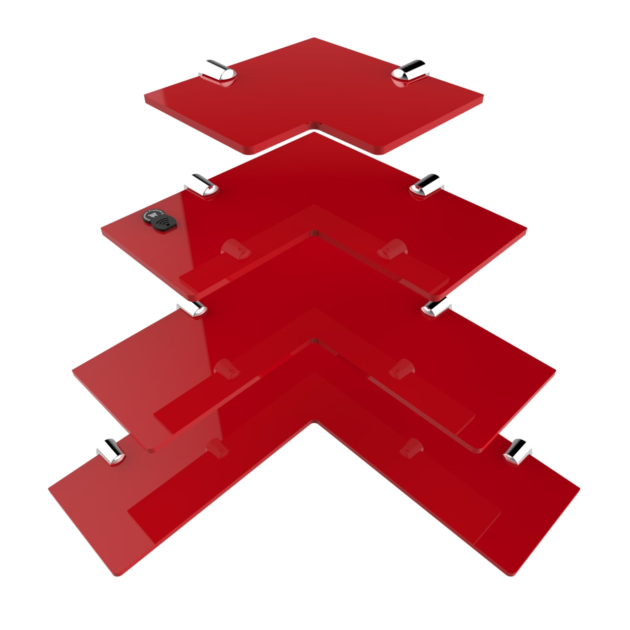 Corner Shelves - Wall Mounted For Use In Bathroom, Kitchen, Bedrooms ...