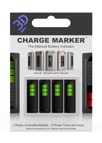 Charge Marker- The Original "at a glance" Battery Charge Indicator - Expression Products Ltd