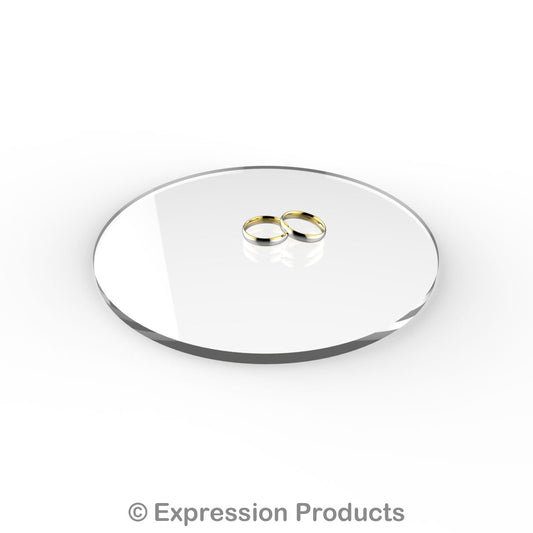 Round Clear Acrylic Cake Display Board 4" - 18" - Expression Products Ltd
