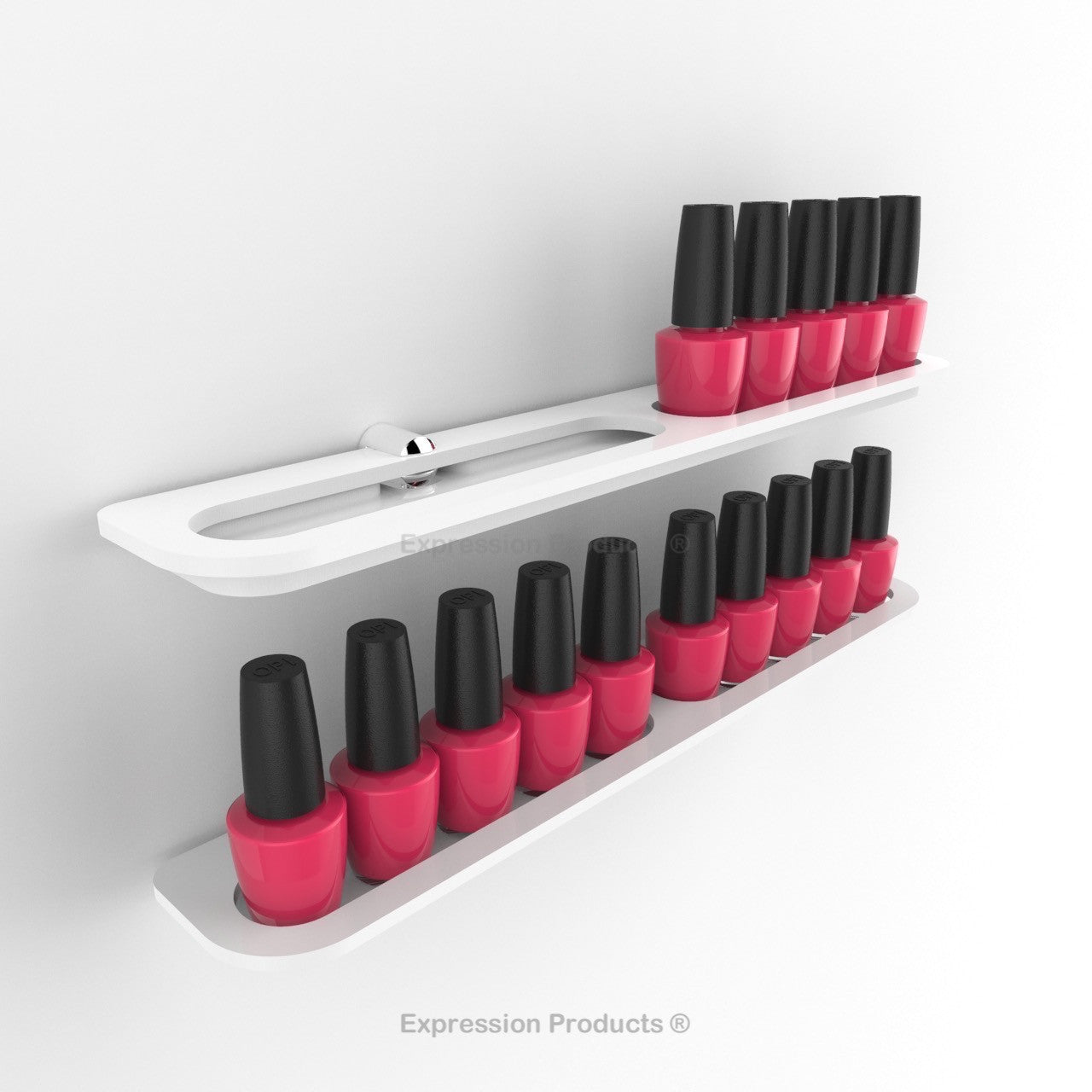 Nail Polish Holder - 10 - 40 Bottles - Expression Products Ltd