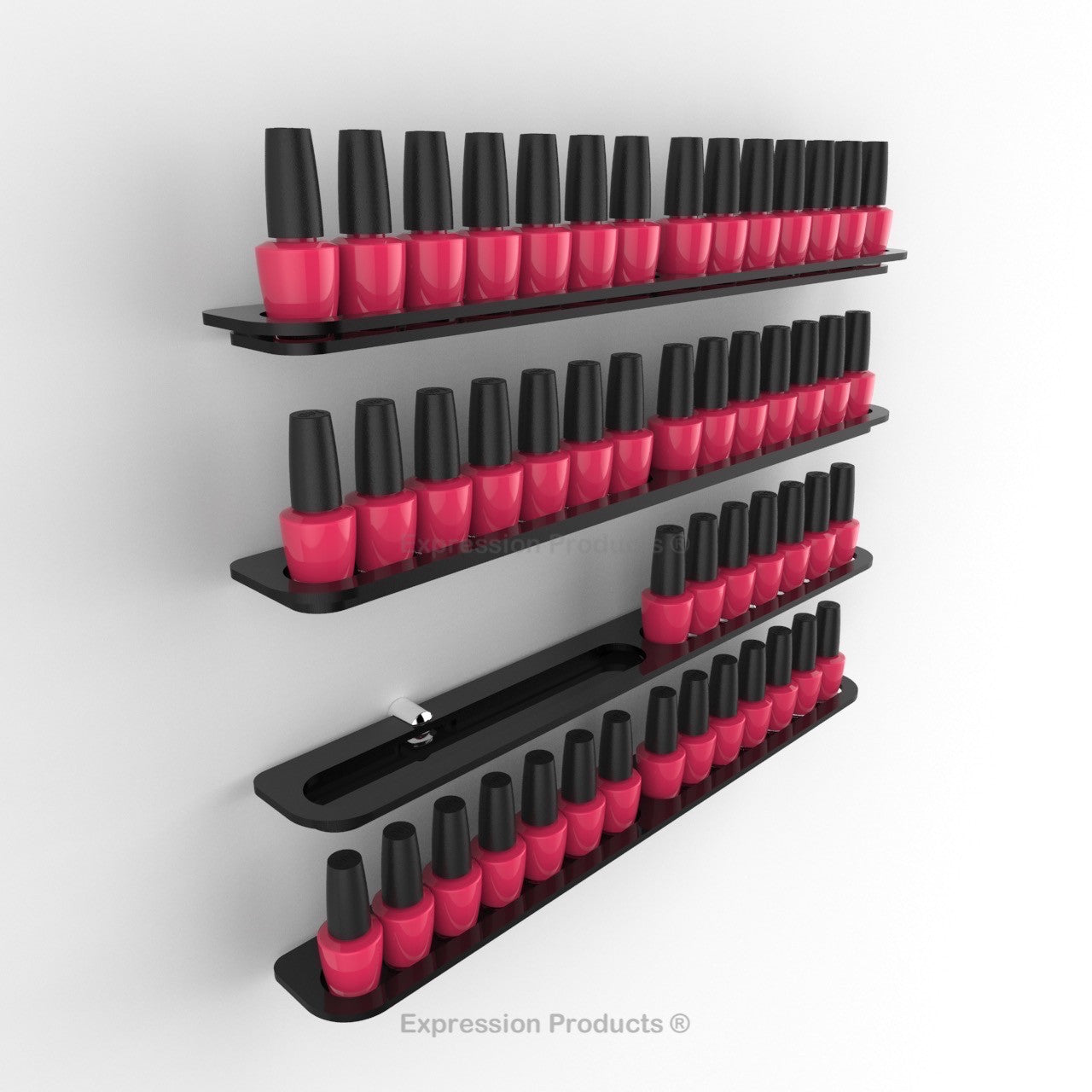 Nail Polish Holder - 14 - 56 Bottles - Expression Products Ltd