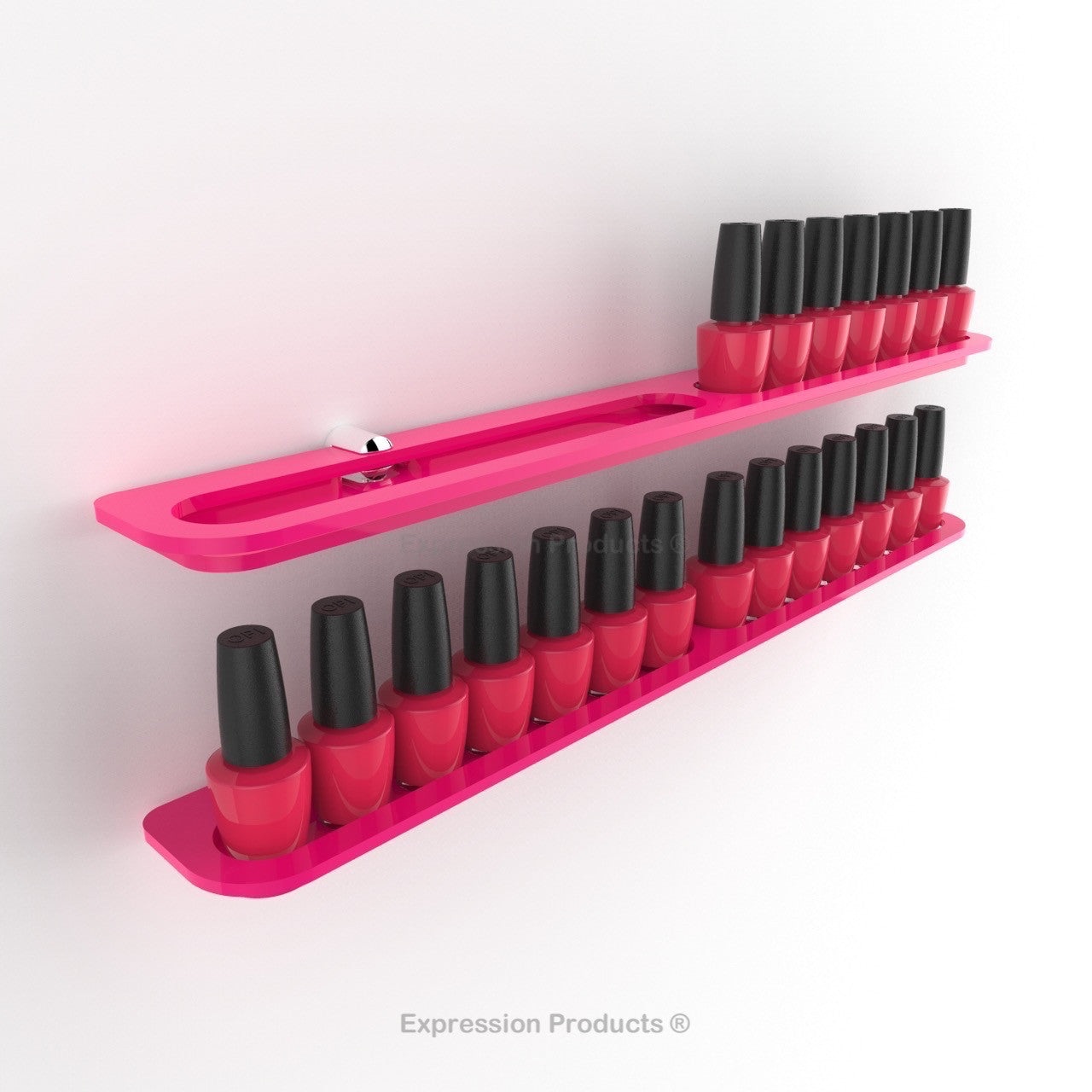 Nail Polish Holder - 14 - 56 Bottles - Expression Products Ltd
