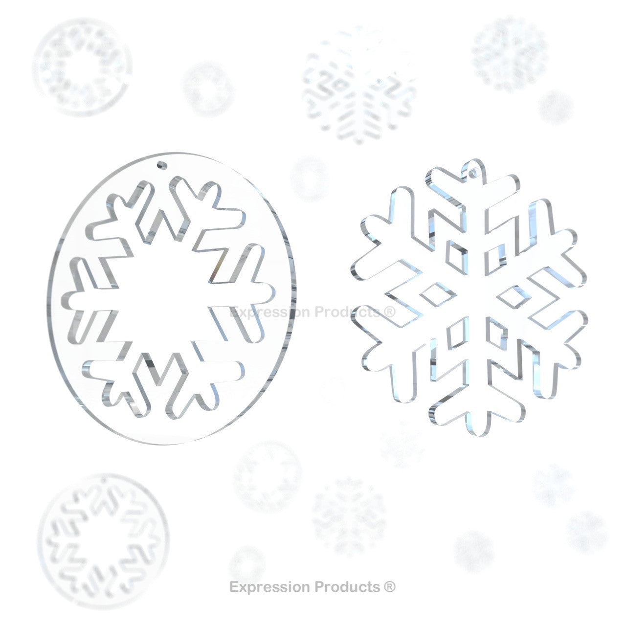 Christmas Snowflake Decorations - Expression Products Ltd
