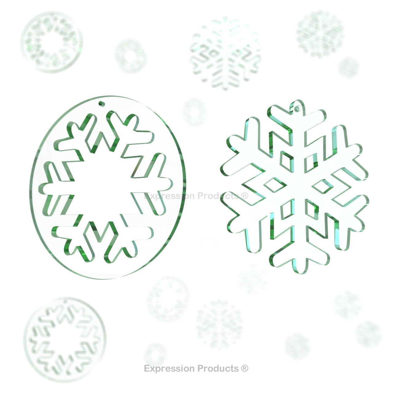 Christmas Snowflake Decorations - Expression Products Ltd