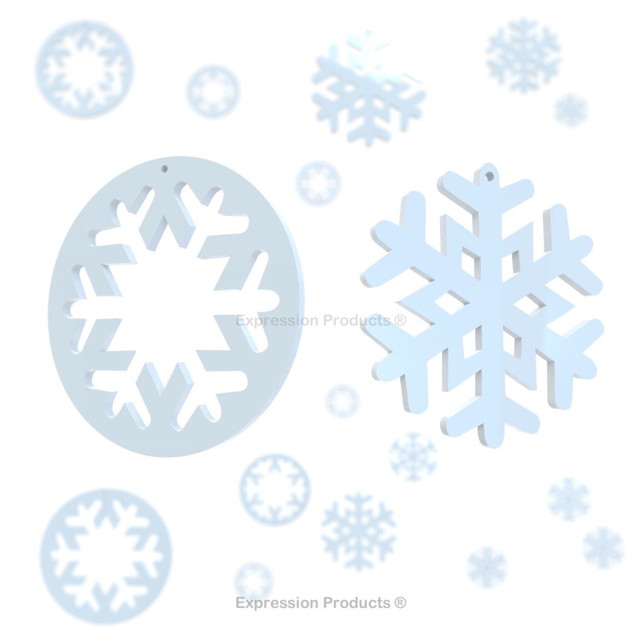 Christmas Snowflake Decorations - Expression Products Ltd