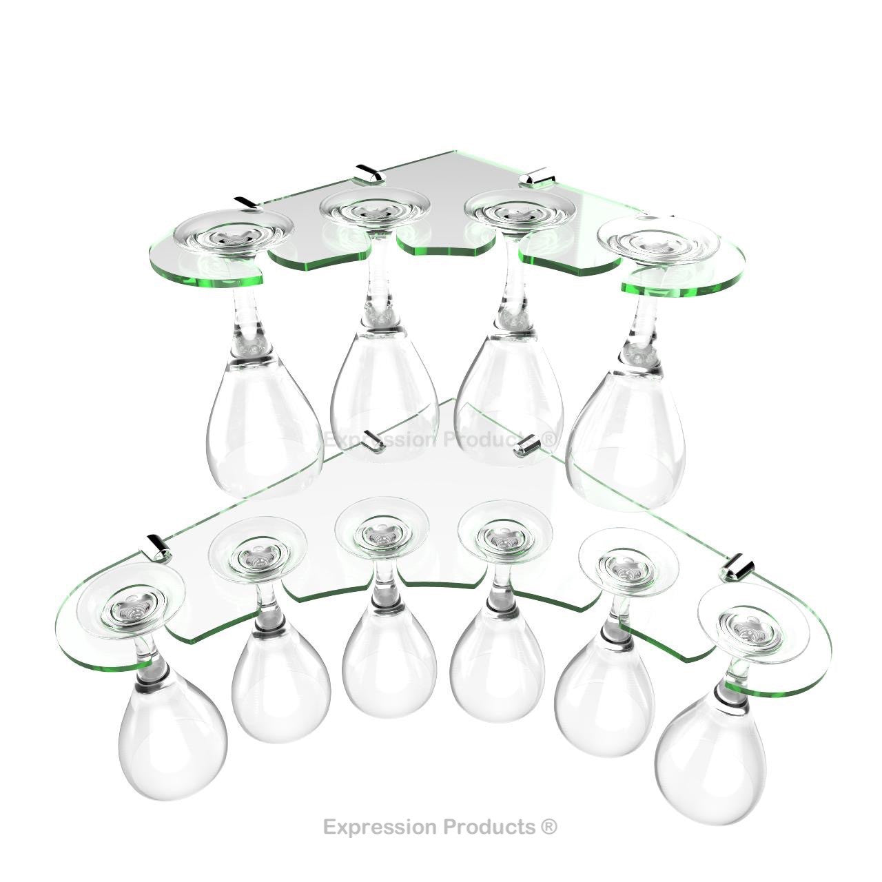 Corner Wine Glass Holder - Expression Products Ltd
